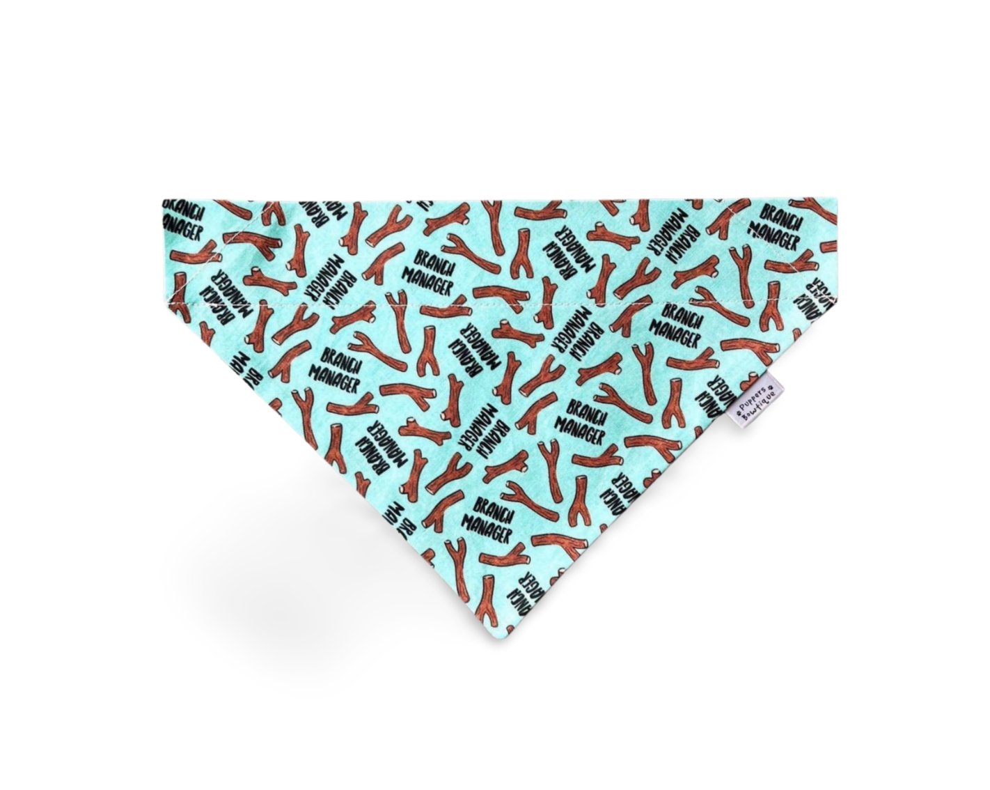 Over the Collar Branch Manager Dog Bandana - Puppers Bowtique