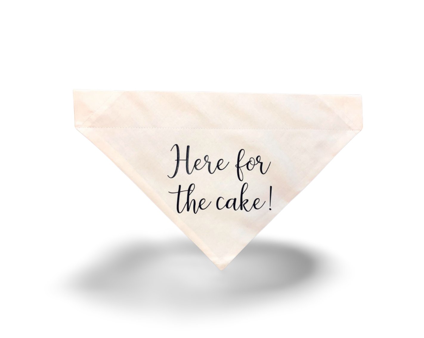Over the Collar "Here for the Cake" Dog Bandana - Puppers Bowtique