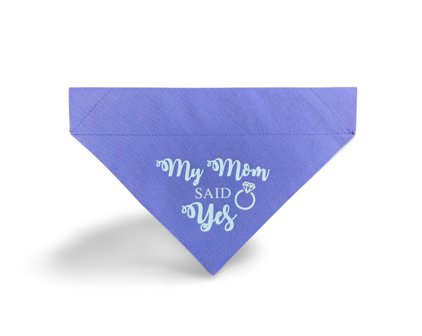 Over the Collar "My Mom Said Yes!" Dog Bandana - Puppers Bowtique