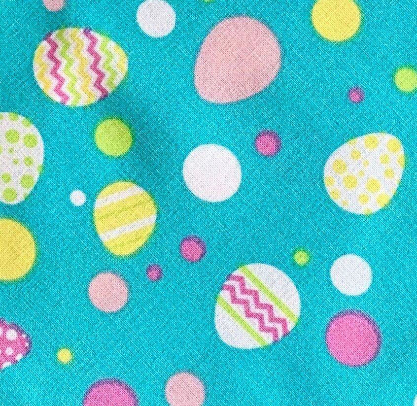 Snap on Easter Eggs Dog Bandana - Puppers Bowtique