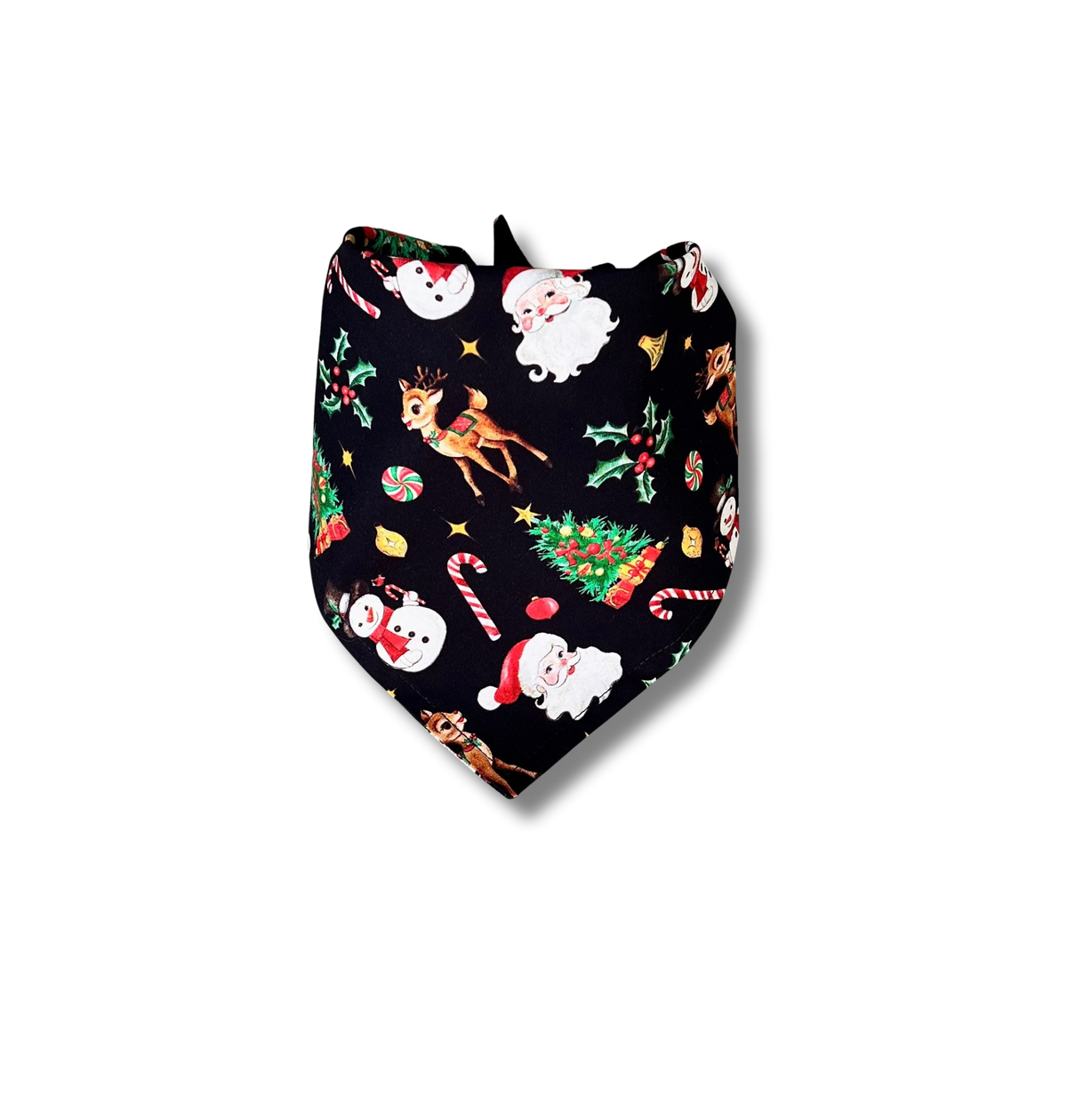 Snap On Vintage Christmas Dog Bandana