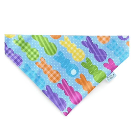 Over the Collar Easter Bunnies Dog Bandana - Puppers Bowtique