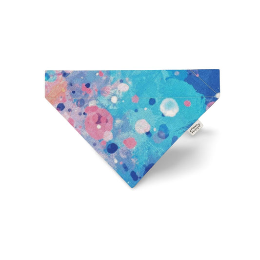 Over the Collar Paint Splatter Dog Bandana - Puppers Bowtique