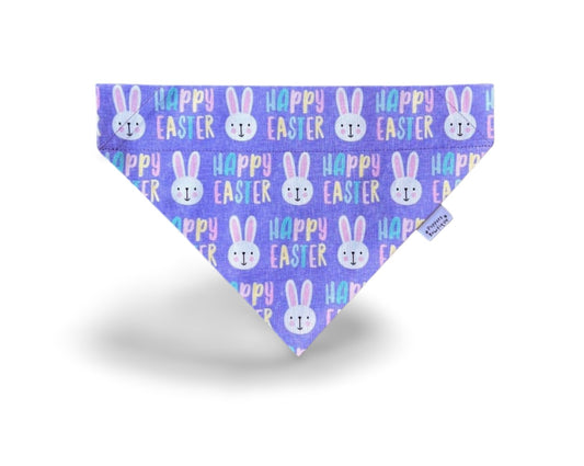 Over the Collar Easter Bunnies Dog Bandana - Puppers Bowtique