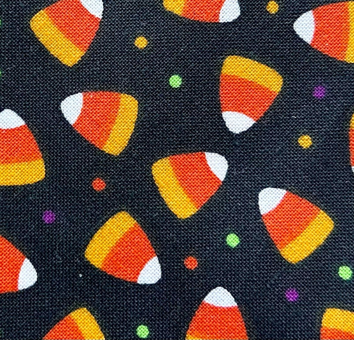 Over the Collar Fall Candy Corn Dog Bandana - Puppers Bowtique