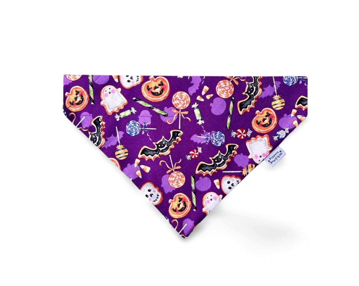 Over the Collar Halloween Candy Dog Bandana - Puppers Bowtique
