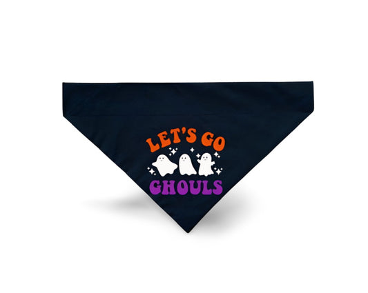 Let's Go Ghouls Dog Bandana - Puppers Bowtique