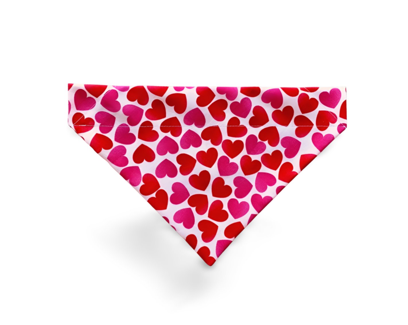 Over the Collar Valentine's Day Hearts Dog Bandana - Puppers Bowtique