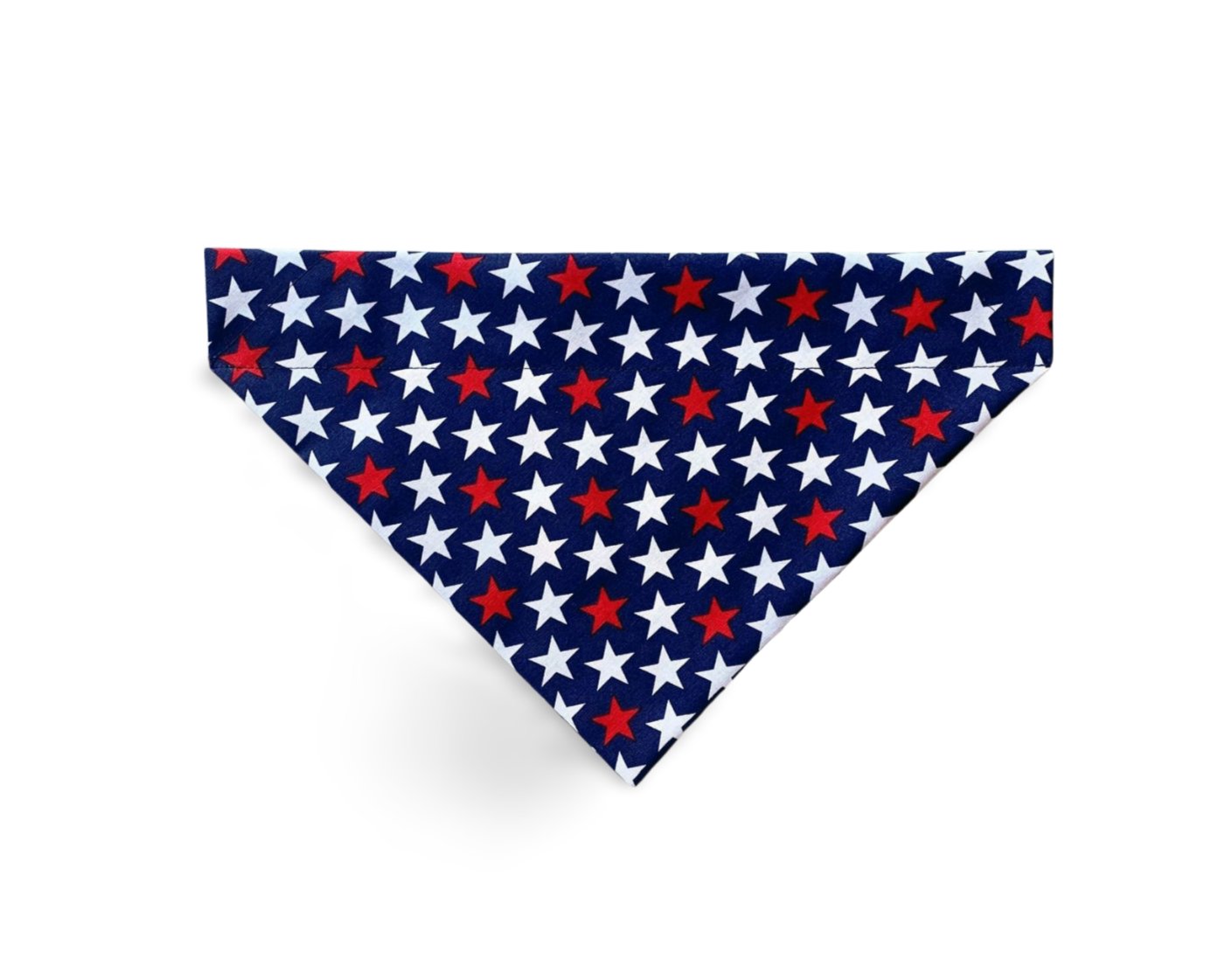 Over the Collar Patriotic Stars Dog Bandana - Puppers Bowtique