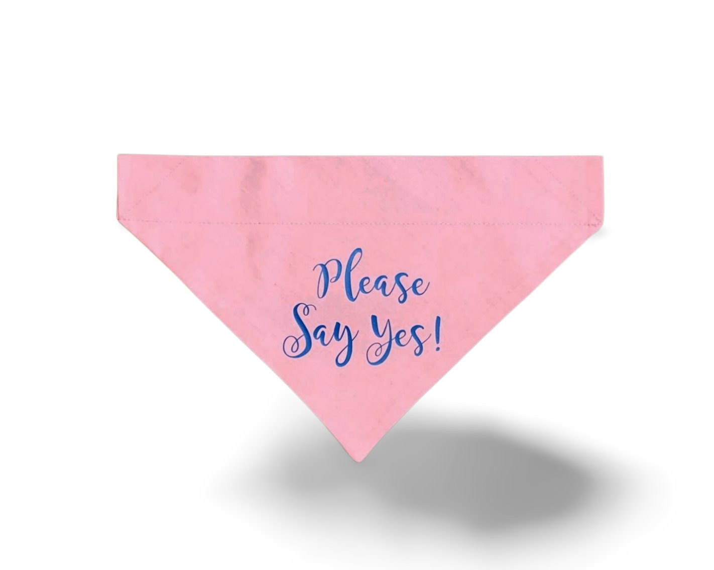 Over the Collar "Please Say Yes!" Dog Bandana - Puppers Bowtique