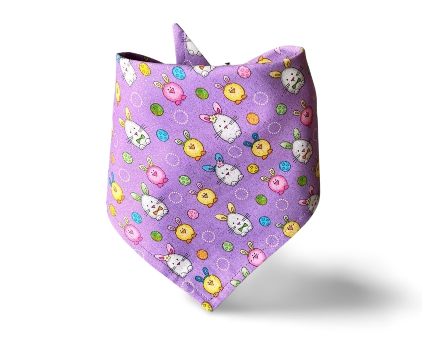 Snap on Easter Animals Glitter Dog Bandana - Puppers Bowtique