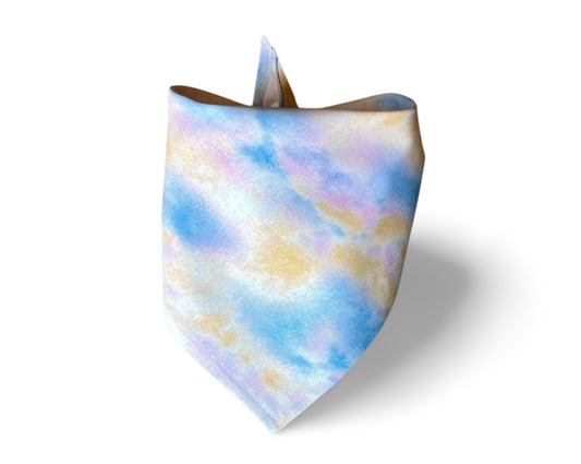 Snap on Easter Pastel Watercolor Dog Bandana - Puppers Bowtique