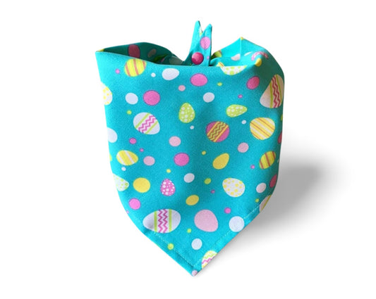 Snap on Easter Eggs Dog Bandana - Puppers Bowtique