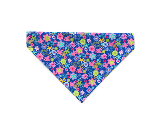 Over the Collar Springtime in Bloom Dog Bandana - Puppers Bowtique