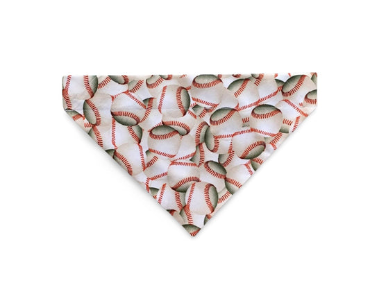 Over the Collar Take Me Out to the Ball Game Dog Bandana - Puppers Bowtique