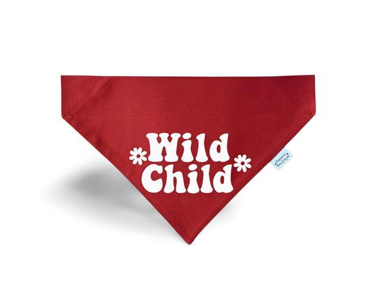 Wild Child Dog Bandana - Puppers Bowtique